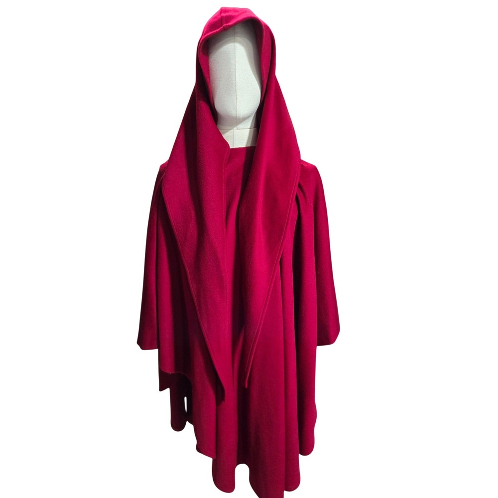 Jimmy Hourihan Dublin Red Hooded‎ Cape Ireland One Size Dark Academia